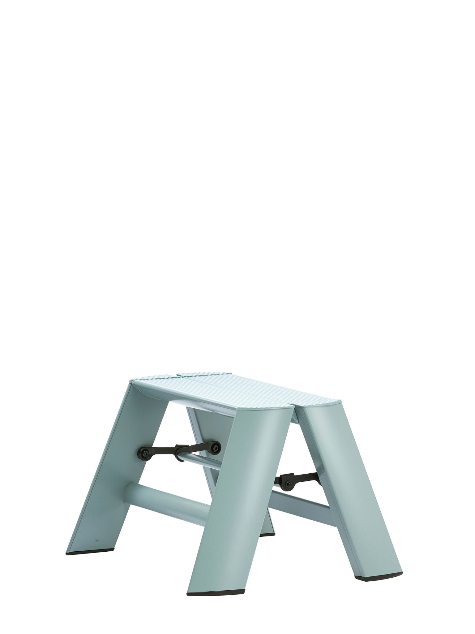 Lucano 1-step ladder dusty mint – compact design opstapje van Hasegawa