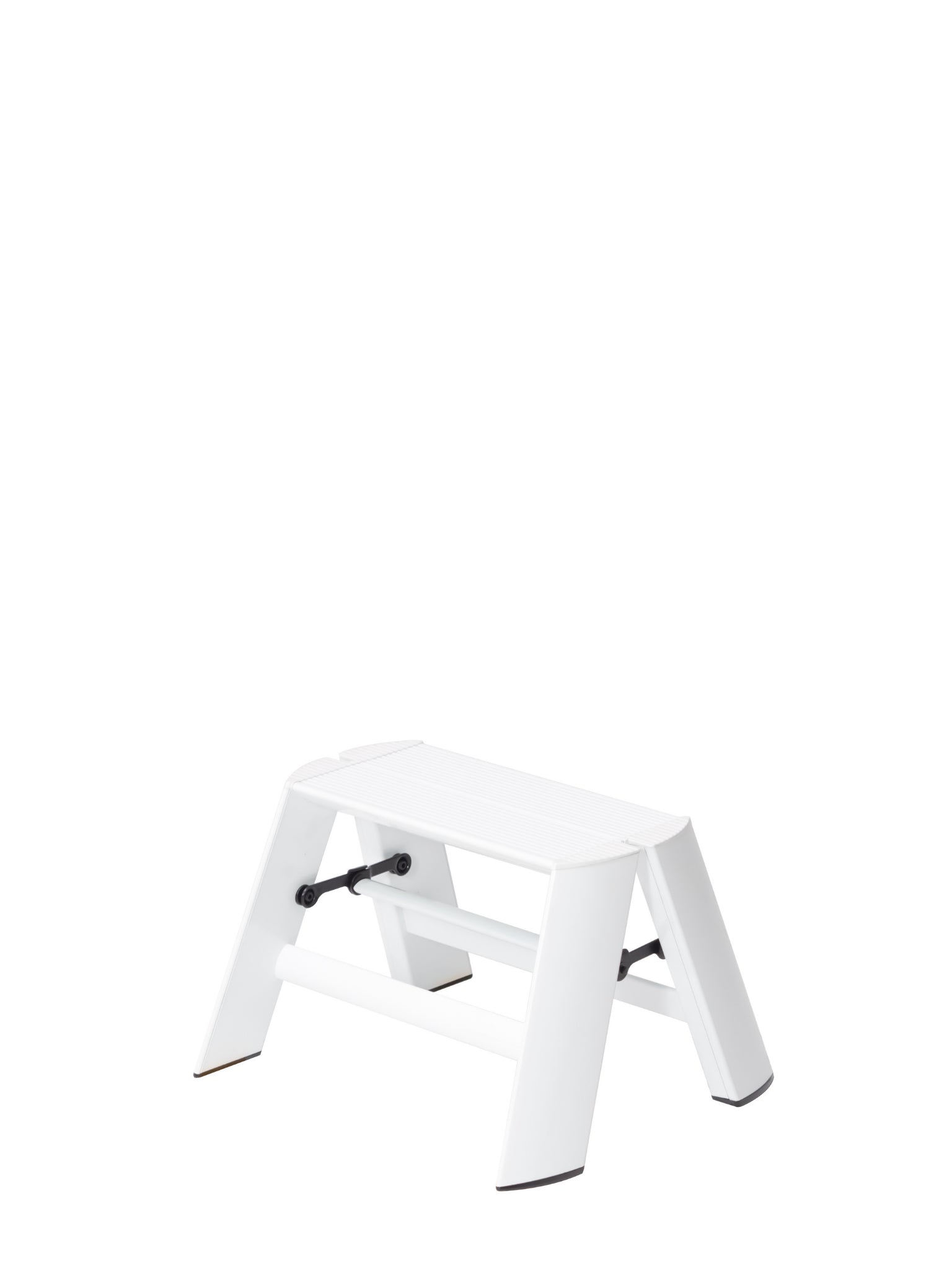 Lucano 1-step ladder wit – compact design opstapje van Hasegawa