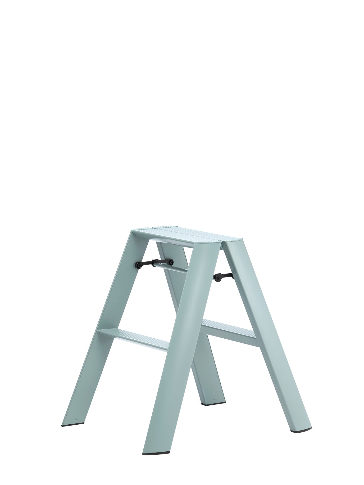 Lucano 2-step ladder dusty mint – compact design opstapje van Hasegawa