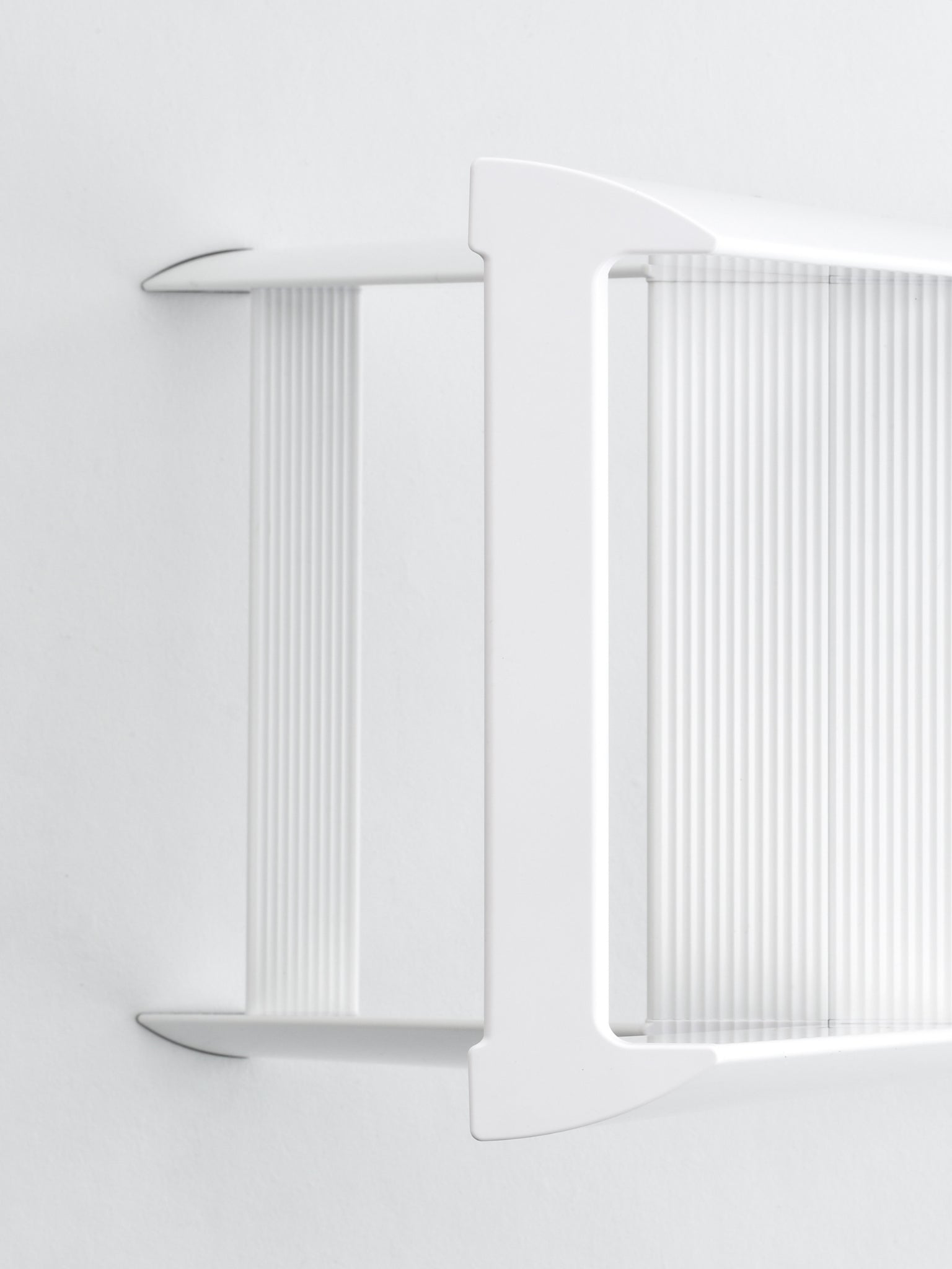 bovenaanzicht van de lucano ladder 3 step wit