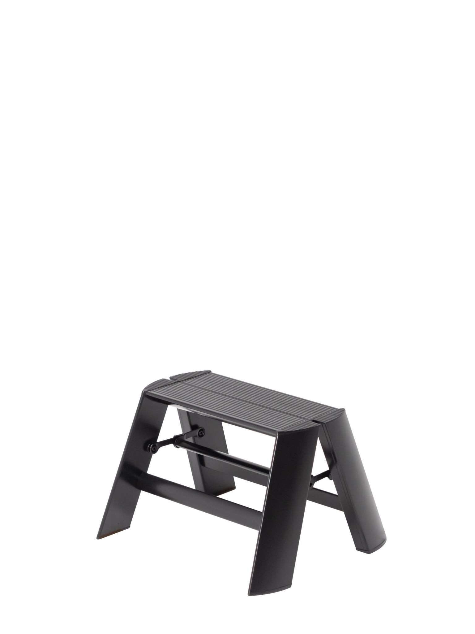 Lucano 1-step ladder zwart – compact design opstapje van Hasegawa