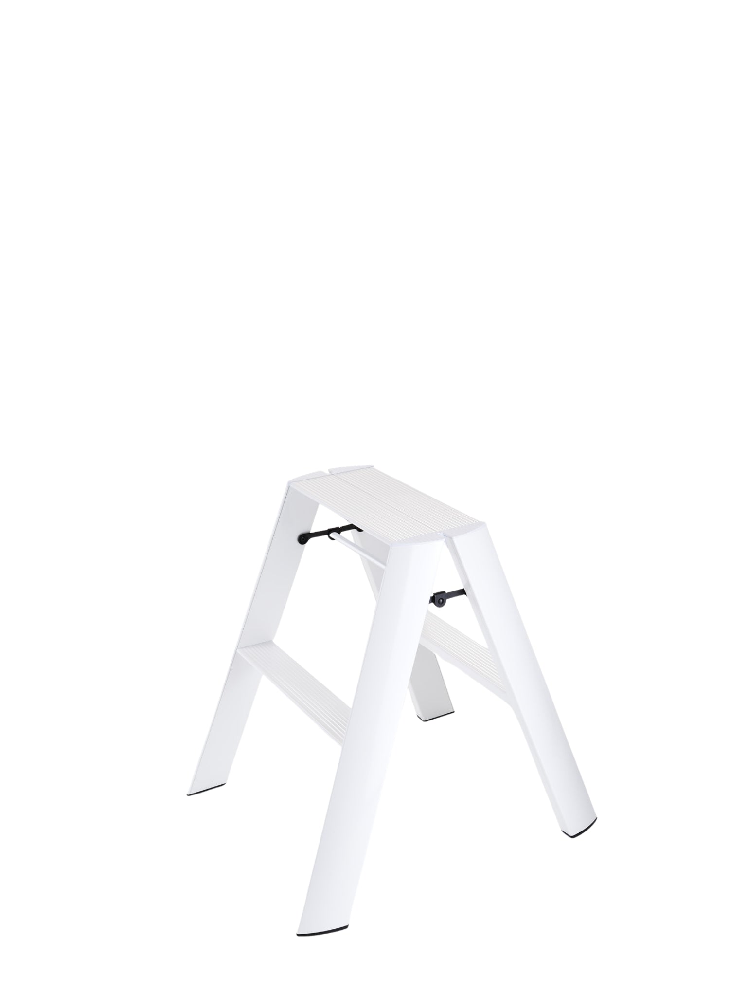 Lucano 2-step ladder wit – compact design opstapje van Hasegawa