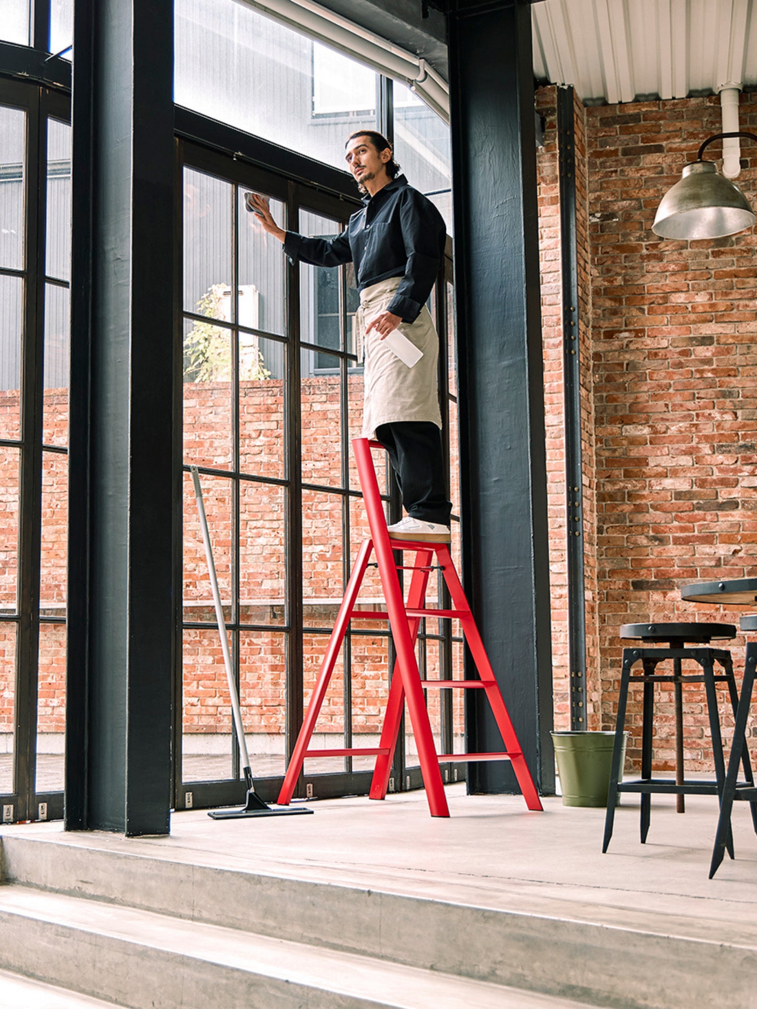 ramen wassen met de 4 step rood van Hasegawa